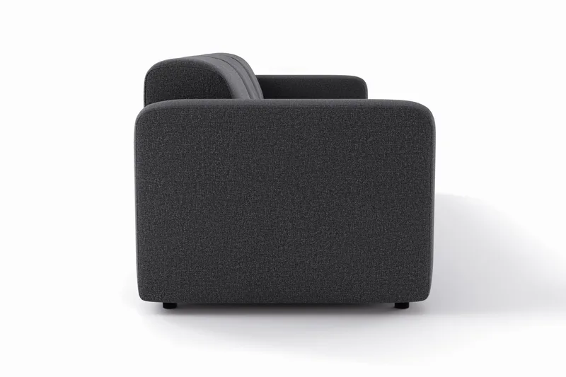 Torvasen 3-seters sofa i stoff - Svart - Møbler - Sofaer - Sofa 3 seter