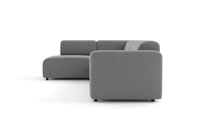 Torvasen 5-seters sofa med divan venstre i stoff - Grå - Møbler - Sofaer - Sofa med sjeselong