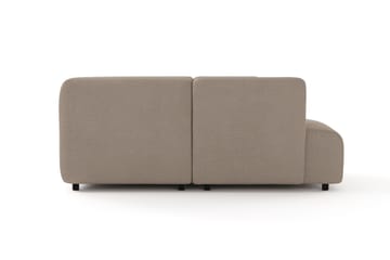 Torvasen 6-seters sofa med dobbeldivan i stoff - Greige - Møbler - Sofaer - U-sofa