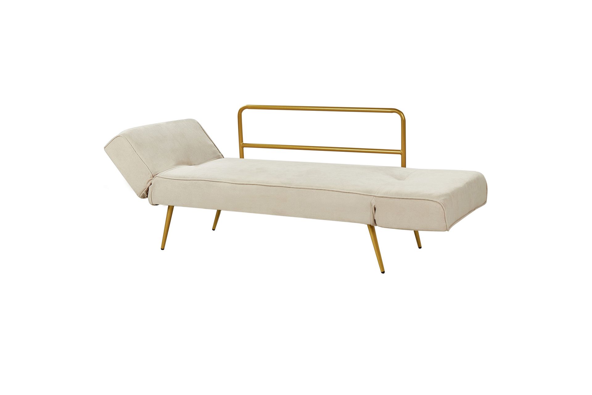Touya Sovesofa 2-seter - Beige/Gull - Møbler - Sofaer - Sovesofaer
