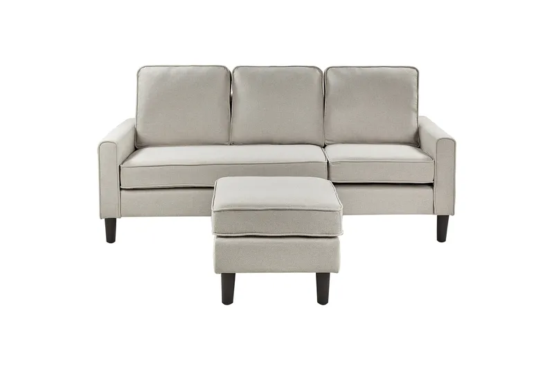 Traun Sofa 3-seter, Beige/Svart