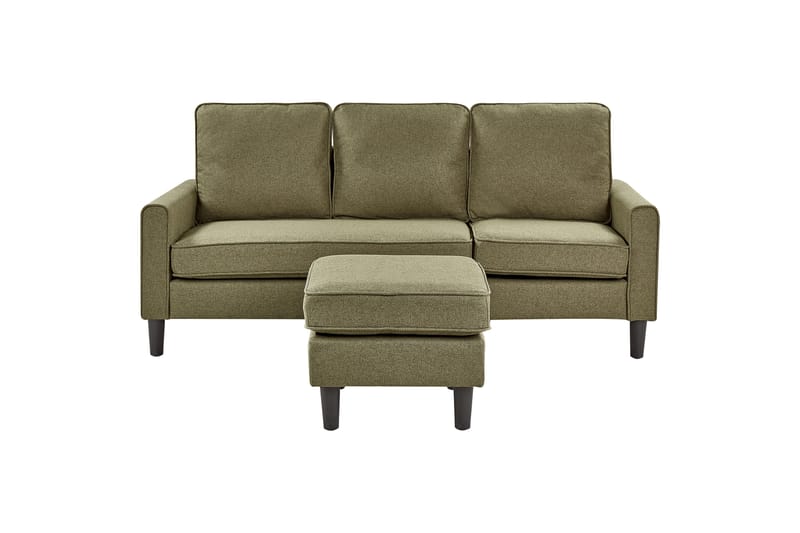 Traun Sofa 3-seter, Svart/Grønn