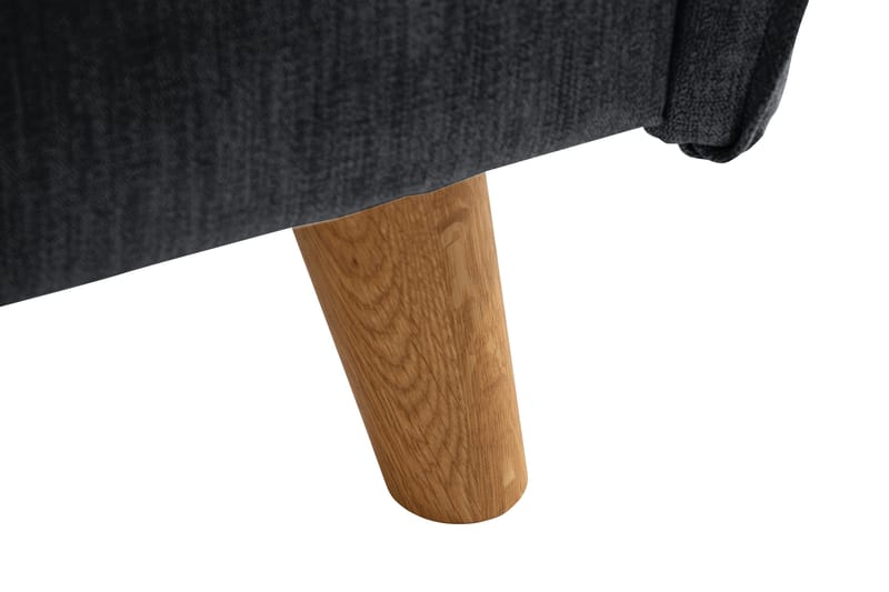 Trend Lyx 2-seter Sofa i Stoff med Buede Armlener - Grå - Møbler - Sofaer - 2 seter sofa