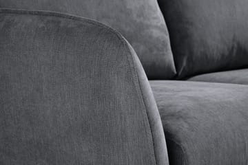 Trend Lyx 2-seter Sofa - Mørkegrå/Eik - Møbler - Sofaer - 2 seter sofa