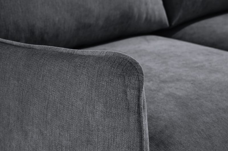 Trend Lyx 2-seter Sofa - Mørkegrå/Eik - Møbler - Sofaer - 2 seter sofa