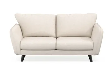 Trend Lyx 2-seter Sofa med Buede Armlener i Stoff - Beige - Møbler - Sofaer - 2 seter sofa