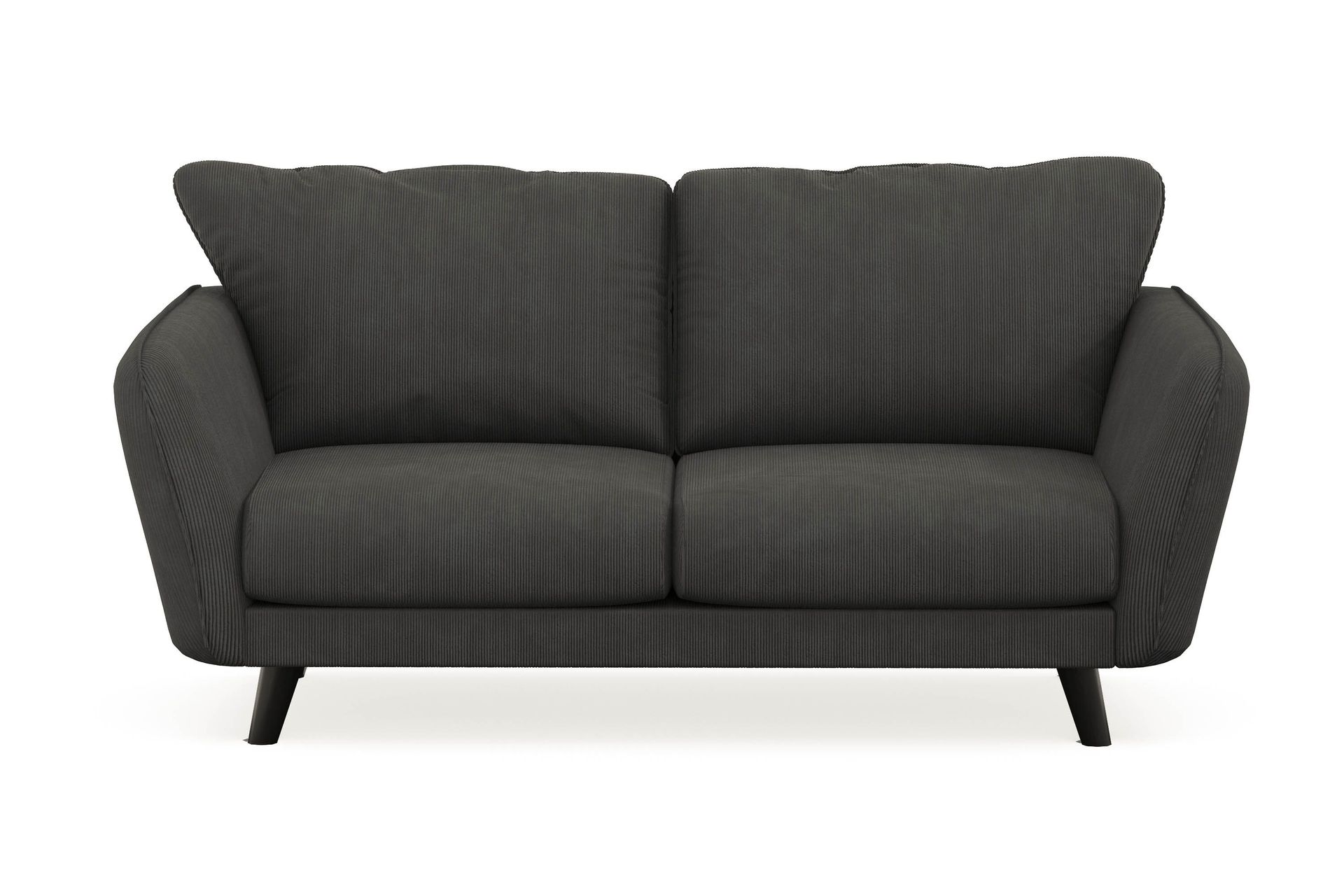Trend Lyx 2-seters Manchestersofa - Mørkegrå