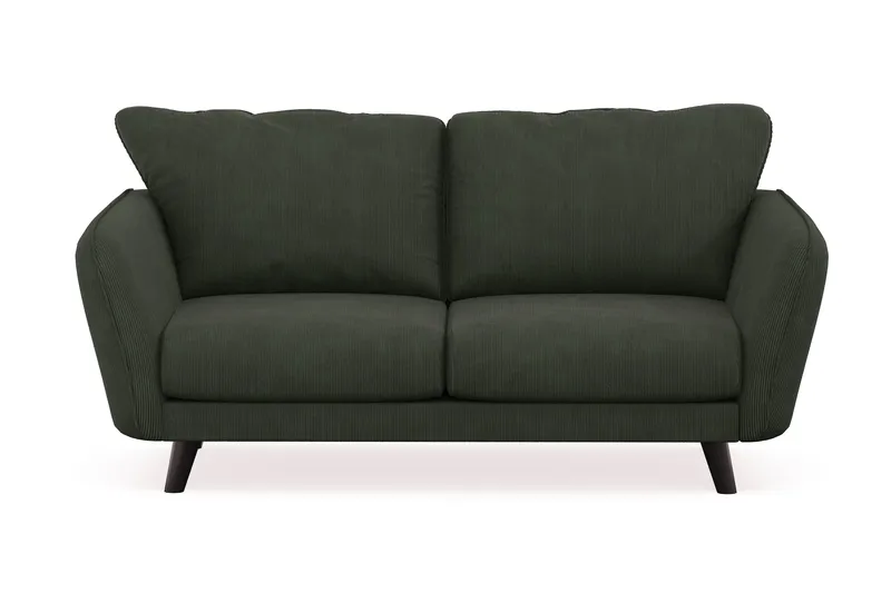 Trend Lyx 2-seters Manchestersofa, Mørkegrønn