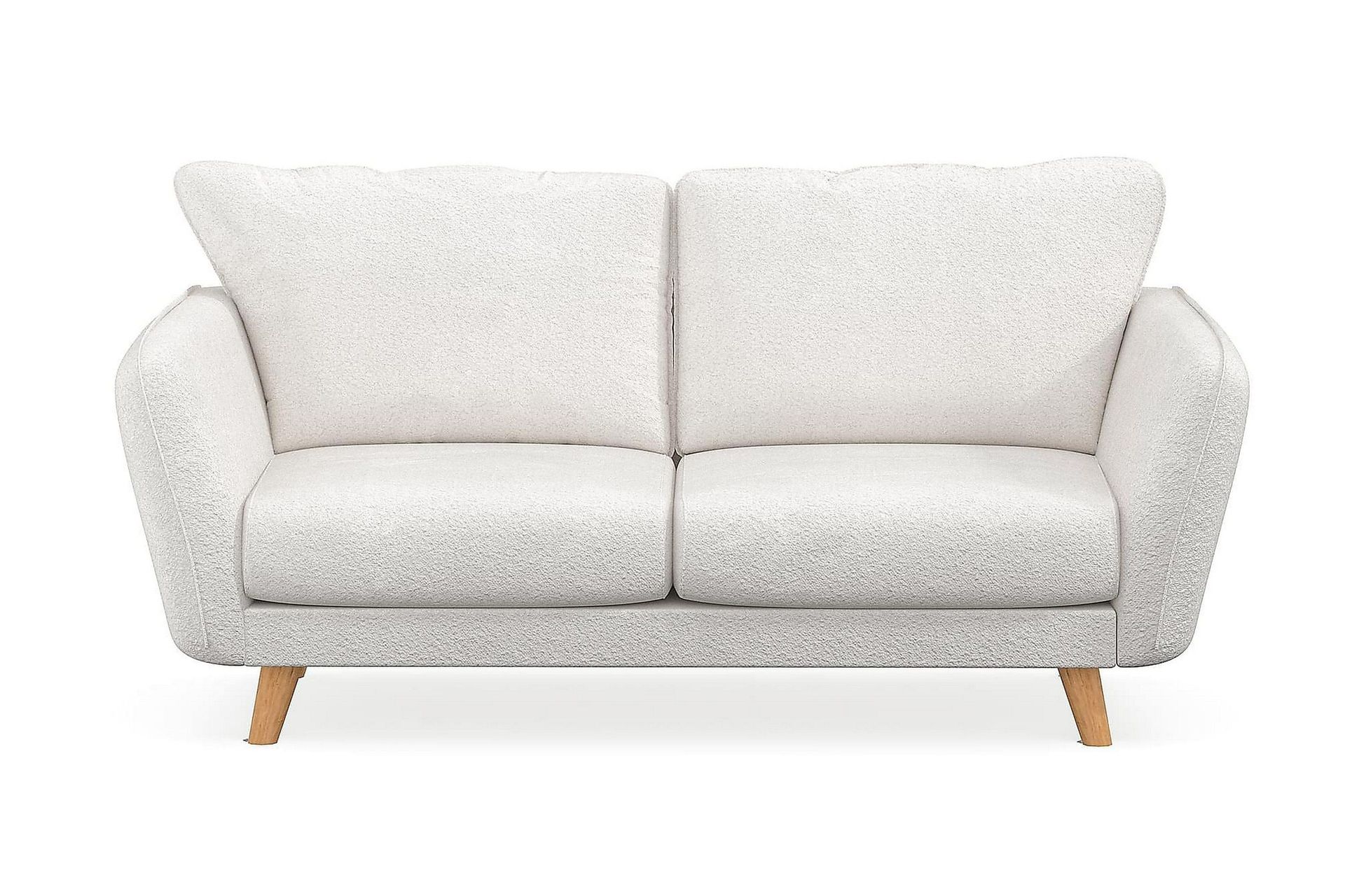 Trend Lyx 2-seters Sofa i Bouclé - Hvit