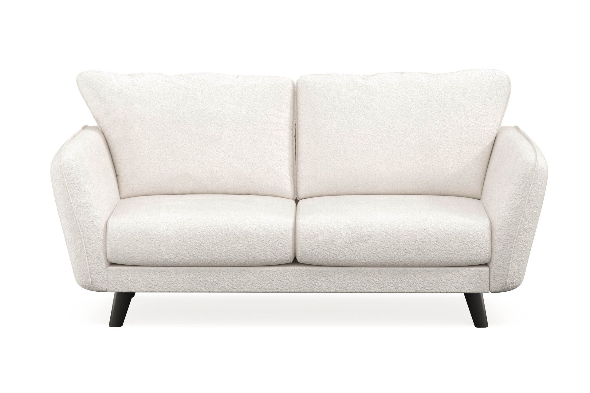 Trend Lyx 2-seters Sofa i Bouclé - Hvit