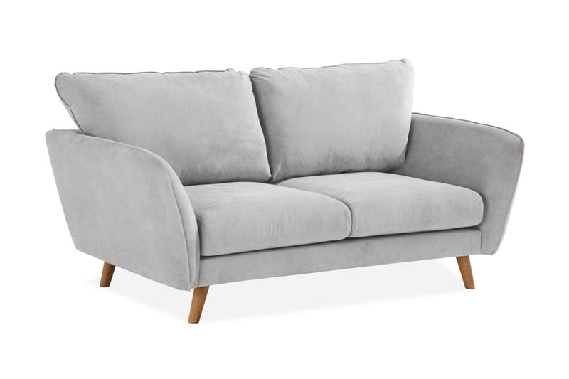 Trend Lyx 2-seters Stoffsofa - Lys grå - Møbler - Sofaer - 2 seter sofa