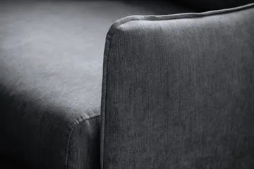 Trend Lyx 3-seter Sofa - Mørkegrå/Eik - Møbler - Sofaer - Sofa 3 seter