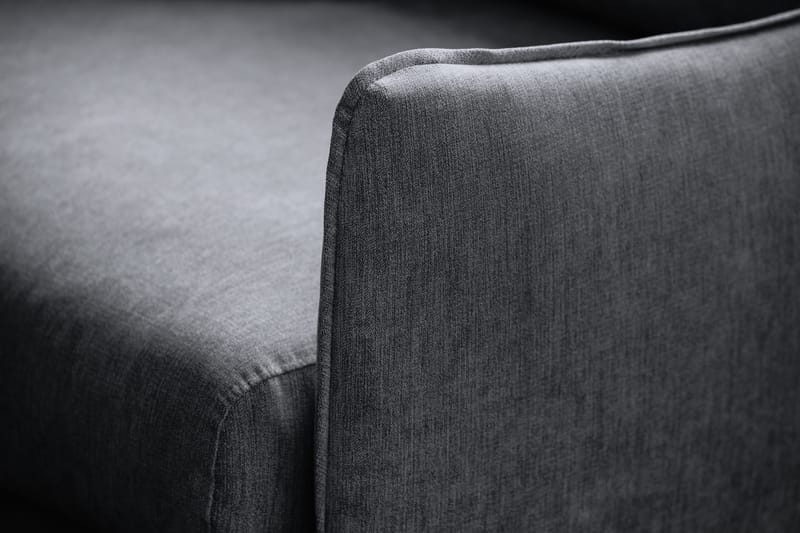 Trend Lyx 3-seter Sofa - Mørkegrå/Eik - Møbler - Sofaer - Sofa 3 seter