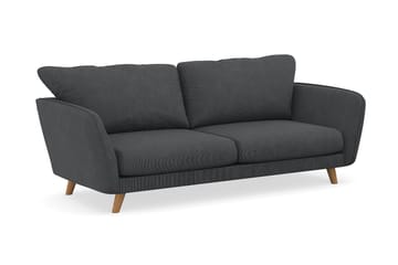 Trend Lyx 3-seters Manchestersofa - Mørk grå - Møbler - Sofaer - Sofa 3 seter