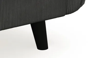 Trend Lyx 3-seters Manchestersofa - Mørkegrå - Møbler - Sofaer - Sofa 3 seter