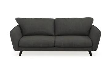 Trend Lyx 3-seters Manchestersofa - Mørkegrå - Møbler - Sofaer - Sofa 3 seter
