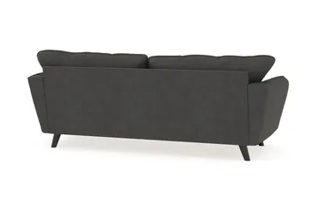 Trend Lyx 3-seters Manchestersofa - Mørkegrå - Møbler - Sofaer - Sofa 3 seter