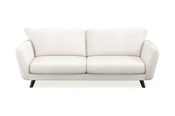 Trend Lyx 3-seters Sofa i Bouclé - Hvit - Møbler - Sofaer - Sofa 3 seter