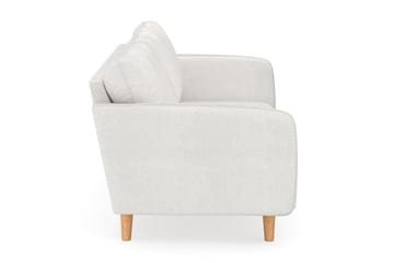 Trend Lyx 3-seters Sofa i Bouclé - Hvit - Møbler - Sofaer - Sofa 3 seter