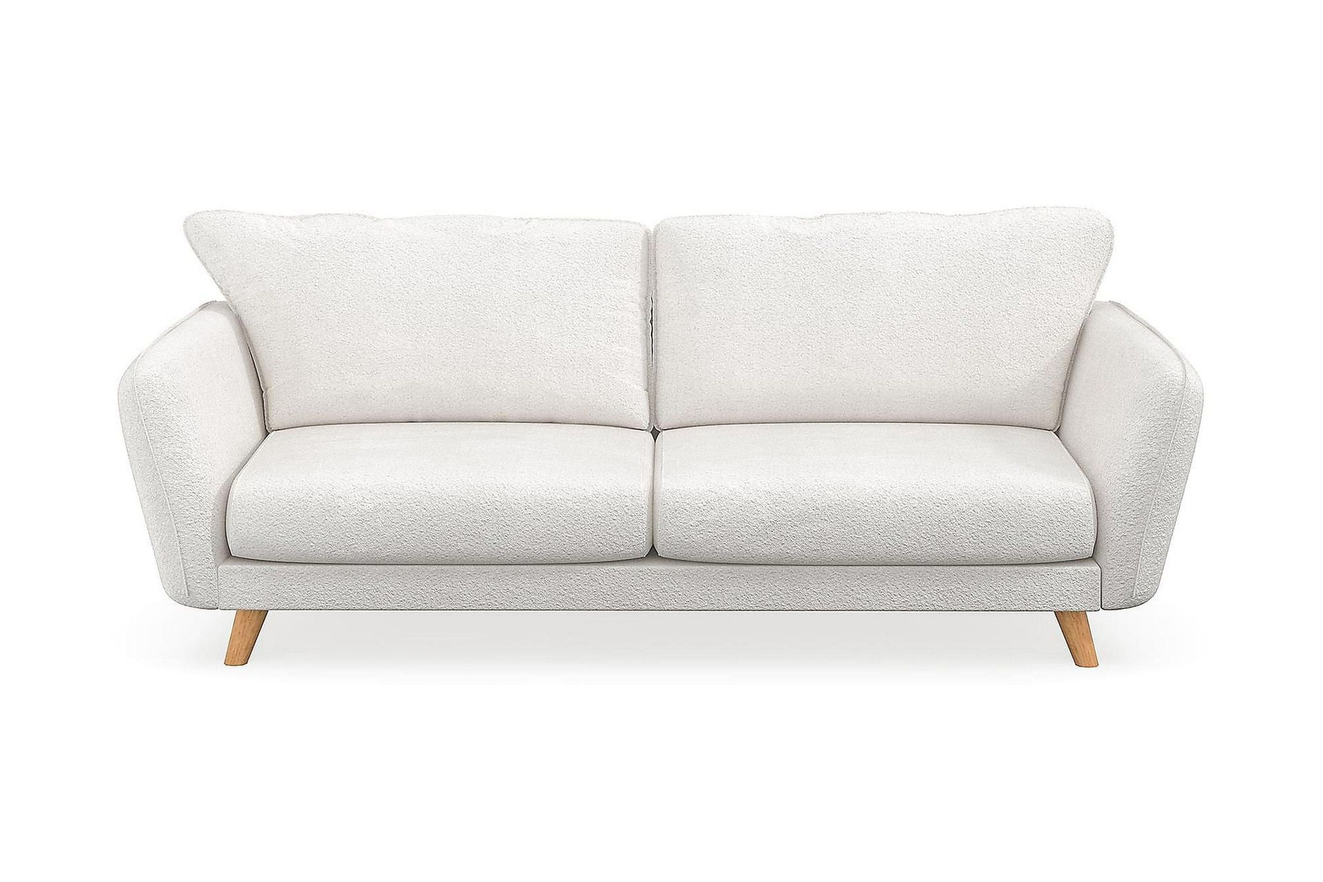 Trend Lyx 3-seters Sofa i Bouclé - Hvit