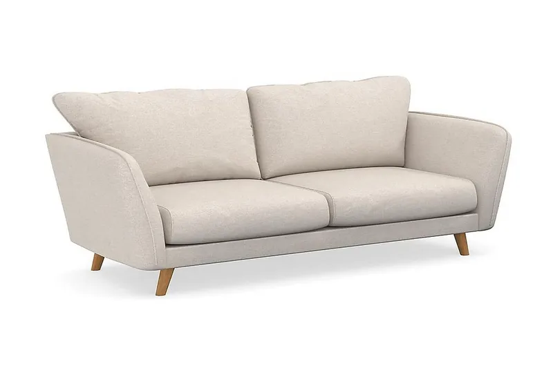 Trend Lyx 3-seters Stoffsofa - Beige - Møbler - Sofaer - Sofa 3 seter