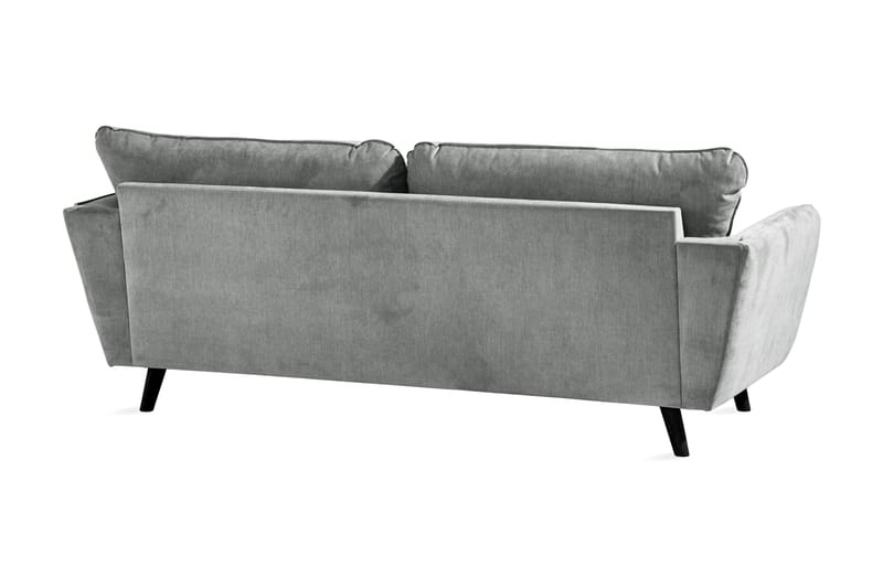 Trend Lyx 3-seters Stoffsofa - Grå - Møbler - Sofaer - Sofa 3 seter