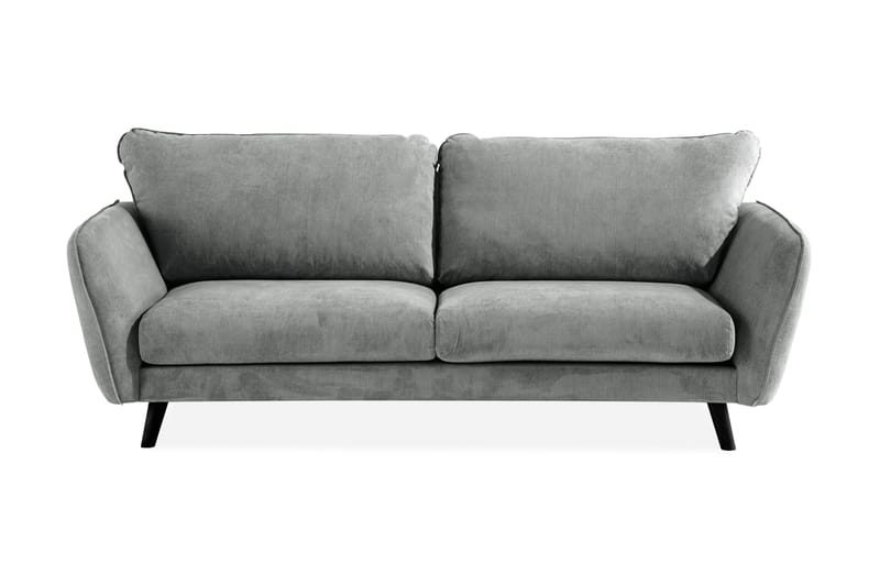 Trend Lyx 3-seters Stoffsofa, Grå