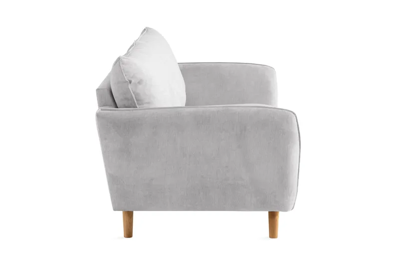 Trend Lyx 3-seters Stoffsofa - Lys grå - Møbler - Sofaer - Sofa 3 seter