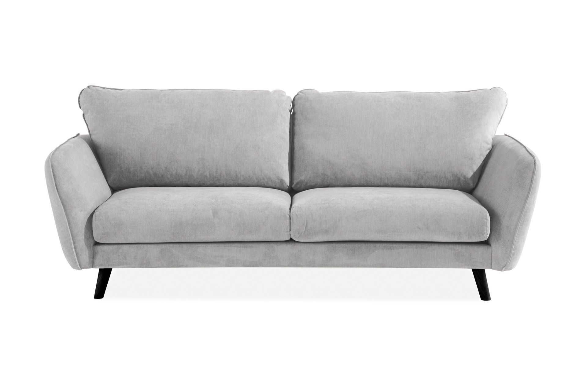 Trend Lyx 3-seters Stoffsofa - Lys grå