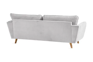 Trend Lyx 3-seters Stoffsofa - Lys grå - Møbler - Sofaer - Sofa 3 seter