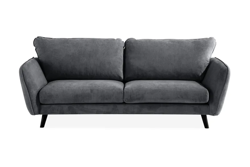 Trend Lyx 3-seters Stoffsofa - Mørk grå - Møbler - Sofaer - Sofa 3 seter