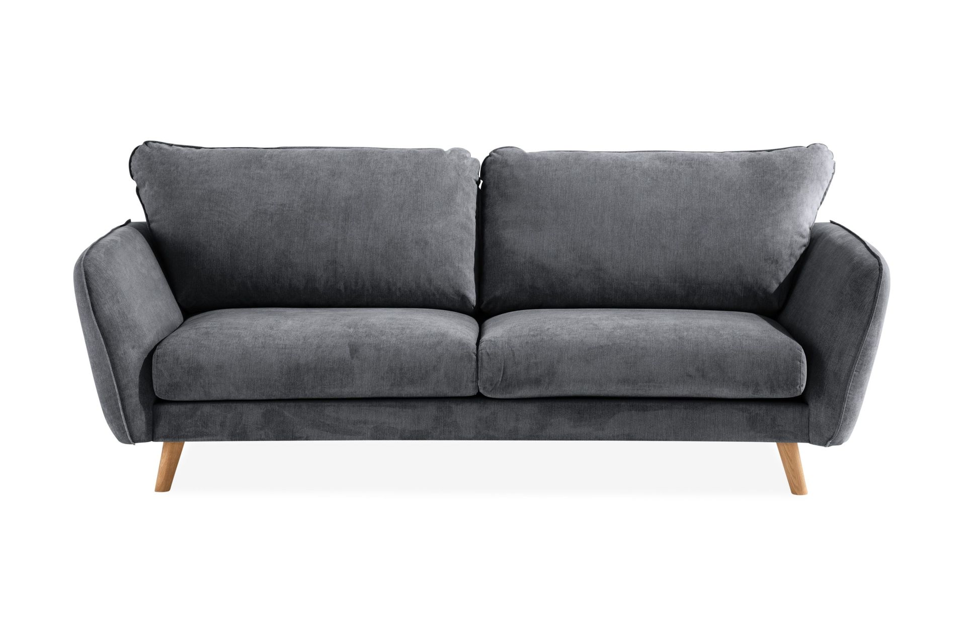 Trend Lyx 3-seters Stoffsofa - Mørk grå