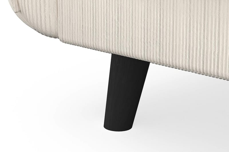 Trend Lyx 4-seters Høyrevendt U-formet Sofa med Divan og Sjeselong i Manchester - Beige - Møbler - Sofaer - U-sofa