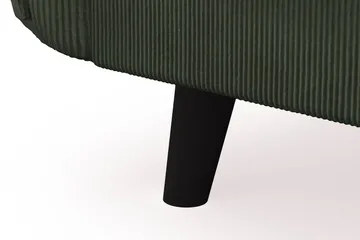 Trend Lyx 4-seters Høyrevendt U-formet Sofa med Divan og Sjeselong i Manchester - Mørkegrønn - Møbler - Sofaer - U-sofa