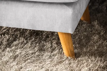 Trend Lyx 4-seters Høyrevendt U-formet Sofa med Divan og Sjeselong i Stoff - Lys grå - Møbler - Sofaer - U-sofa