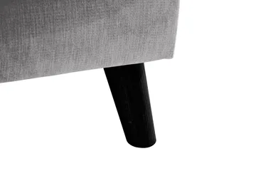 Trend Lyx 4-seters Høyrevendt U-formet Sofa med Divan og Sjeselong i Stoff - Lys grå - Møbler - Sofaer - U-sofa