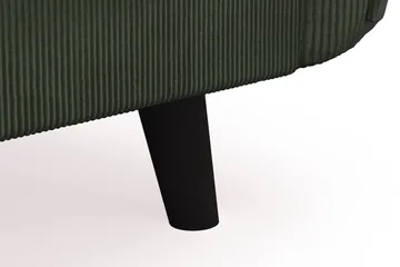 Trend Lyx 4-seters Venstrevendt U-formet Sofa med Divan og Sjeselong i Manchester - Mørkegrønn - Møbler - Sofaer - U-sofa