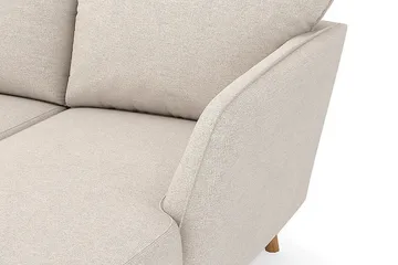 Trend Lyx 4-seters Venstrevendt U-formet Sofa med Divan og Sjeselong i Stoff - Beige - Møbler - Sofaer - U-sofa