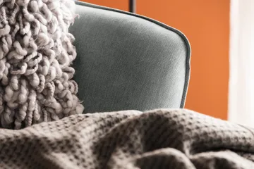 Trend Lyx 4-seters Venstrevendt U-formet Sofa med Divan og Sjeselong i Stoff - Grå - Møbler - Sofaer - U-sofa