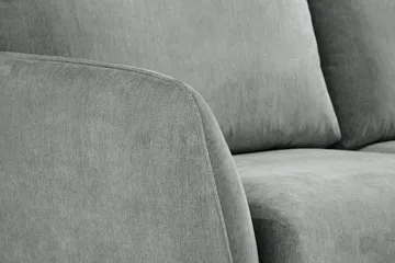 Trend Lyx 6-seter Vendbar L-formet Hjørnesofa i Stoff - Grå - Møbler - Sofaer - Hjørnesofa