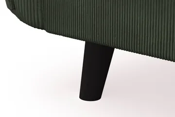 Trend Lyx 6-seters Vendbar L-formet Hjørnesofa i Manchester - Mørkegrønn - Møbler - Sofaer - Hjørnesofa