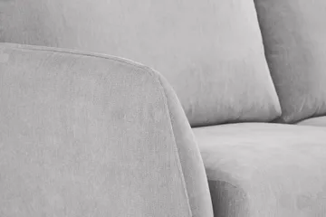 Trend Lyx 6-seters Vendbar L-formet Hjørnesofa i Stoff - Lys grå - Møbler - Sofaer - Hjørnesofa