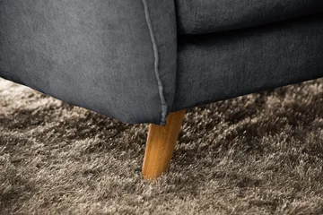 Trend Lyx 6-seters Vendbar L-formet Hjørnesofa i Stoff - Mørk grå - Møbler - Sofaer - Hjørnesofa