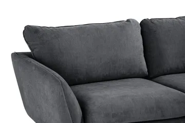 Trend Lyx 6-seters Vendbar L-formet Hjørnesofa i Stoff - Mørk grå - Møbler - Sofaer - Hjørnesofa