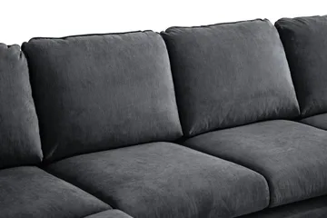 Trend Lyx U-Sofa med Divan Høyre - Mørkegrå - M øbler - Sofaer - U-sofa
