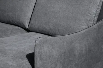 Trend Lyx U-Sofa med Divan Høyre - Mørkegrå/Eik - Møbler - Sofaer - U-sofa