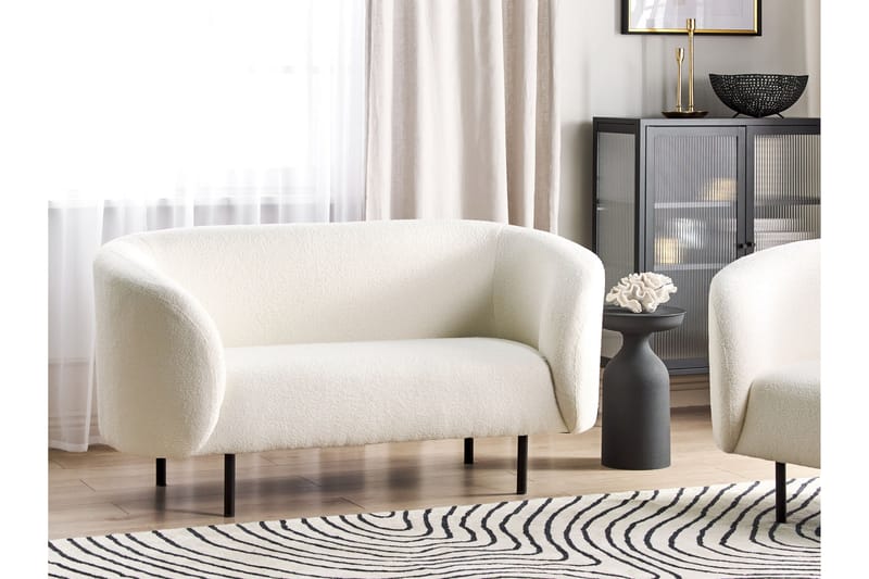 Tuka Sofa 2-seter - Svart/Hvit - Møbler - Sofaer - 2 seter sofa