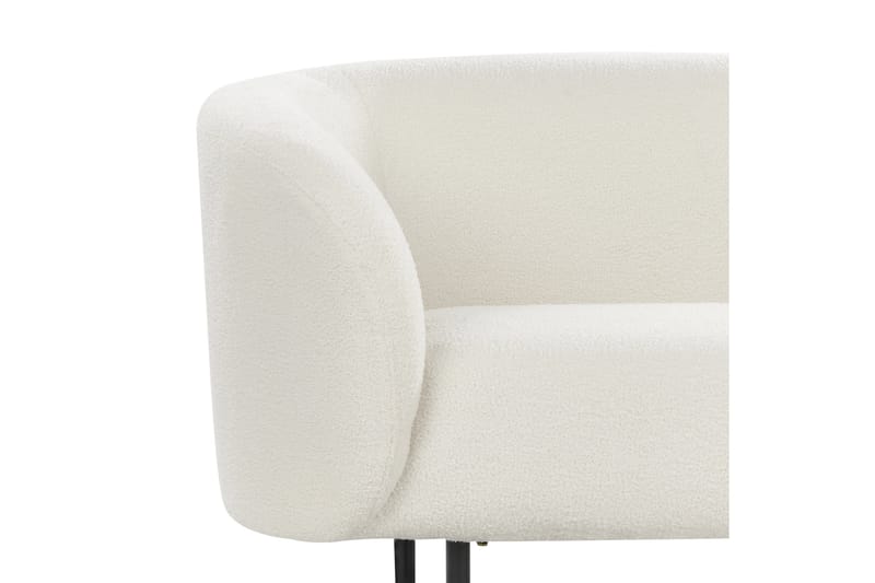 Tuka Sofa 2-seter - Svart/Hvit - Møbler - Sofaer - 2 seter sofa
