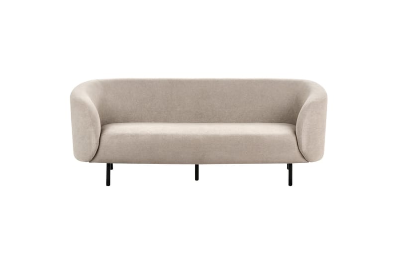 Tuka Sofa 3-seter, Beige/Svart/Grå