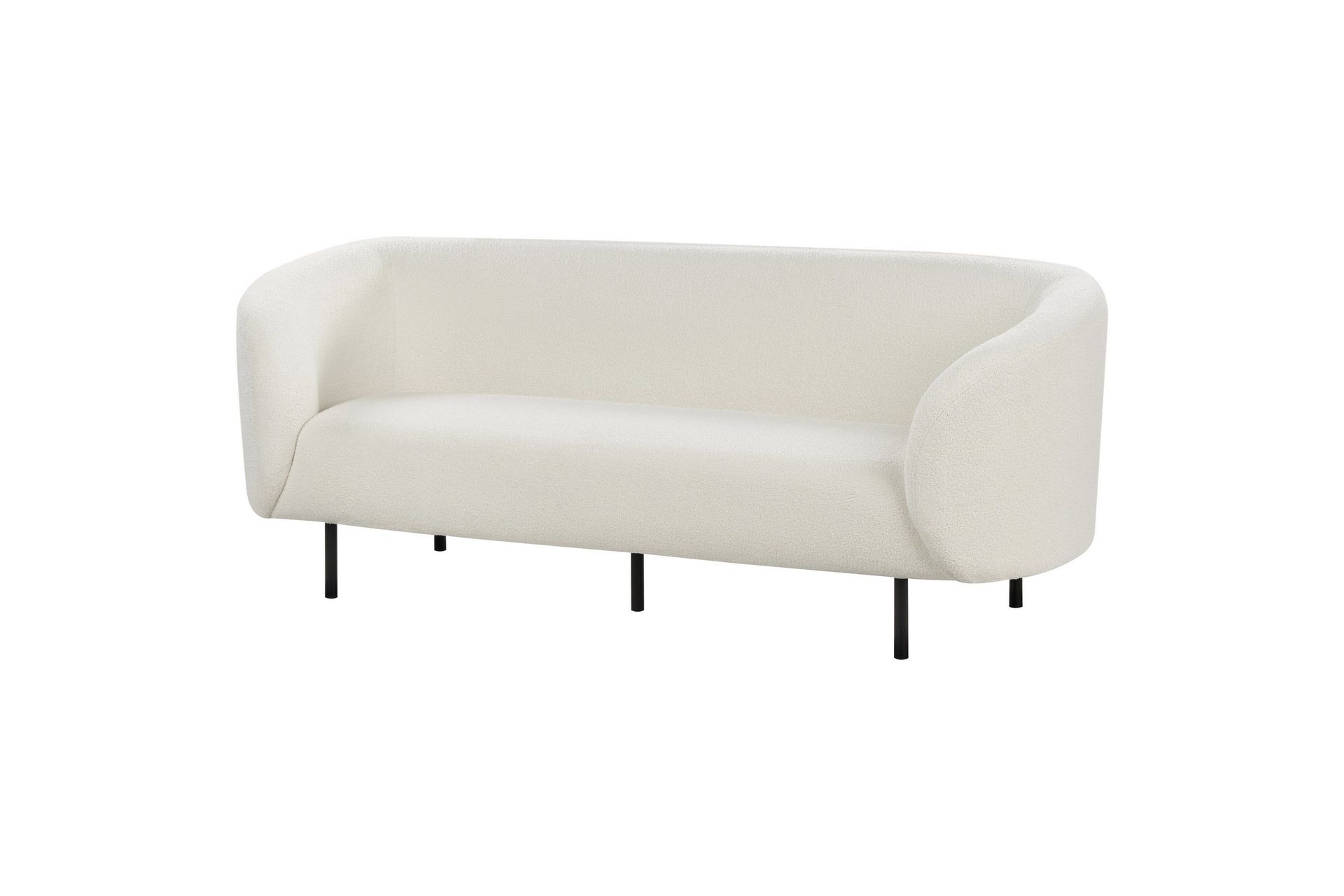 Tuka Sofa 3-seter - Svart/Hvit
